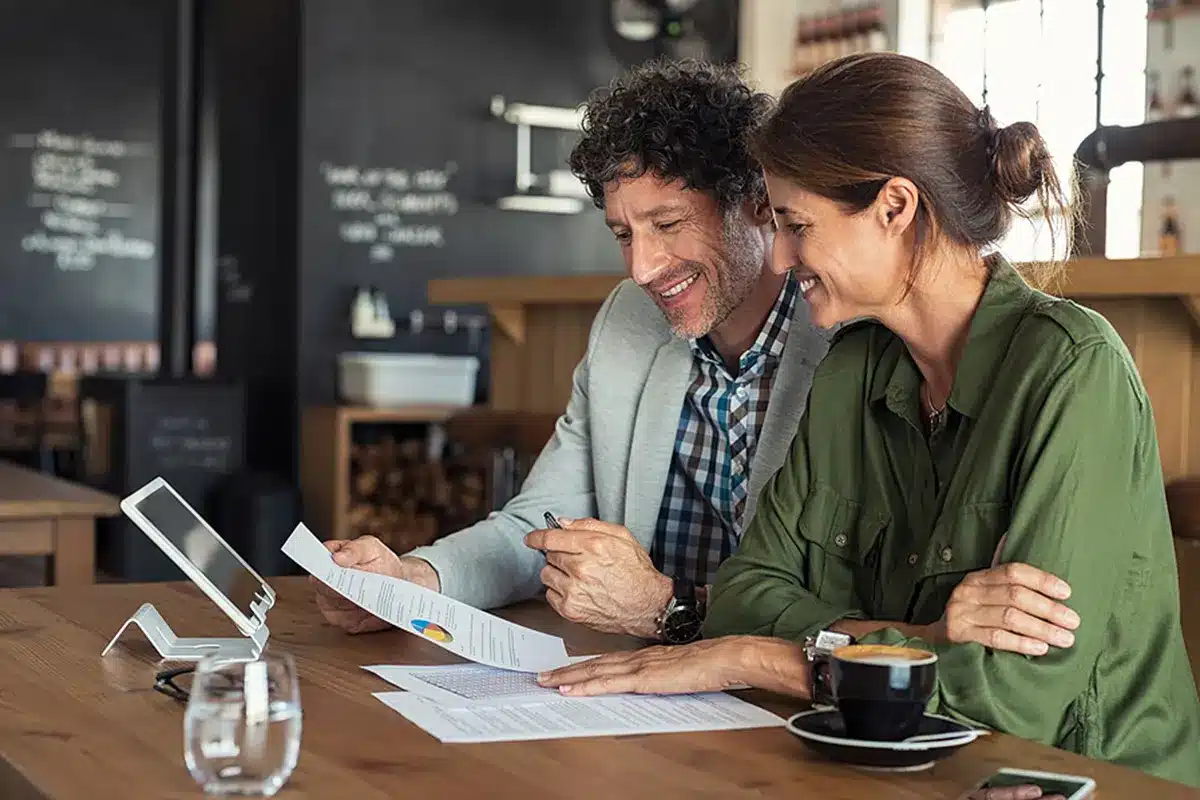 business owner working with her advisor